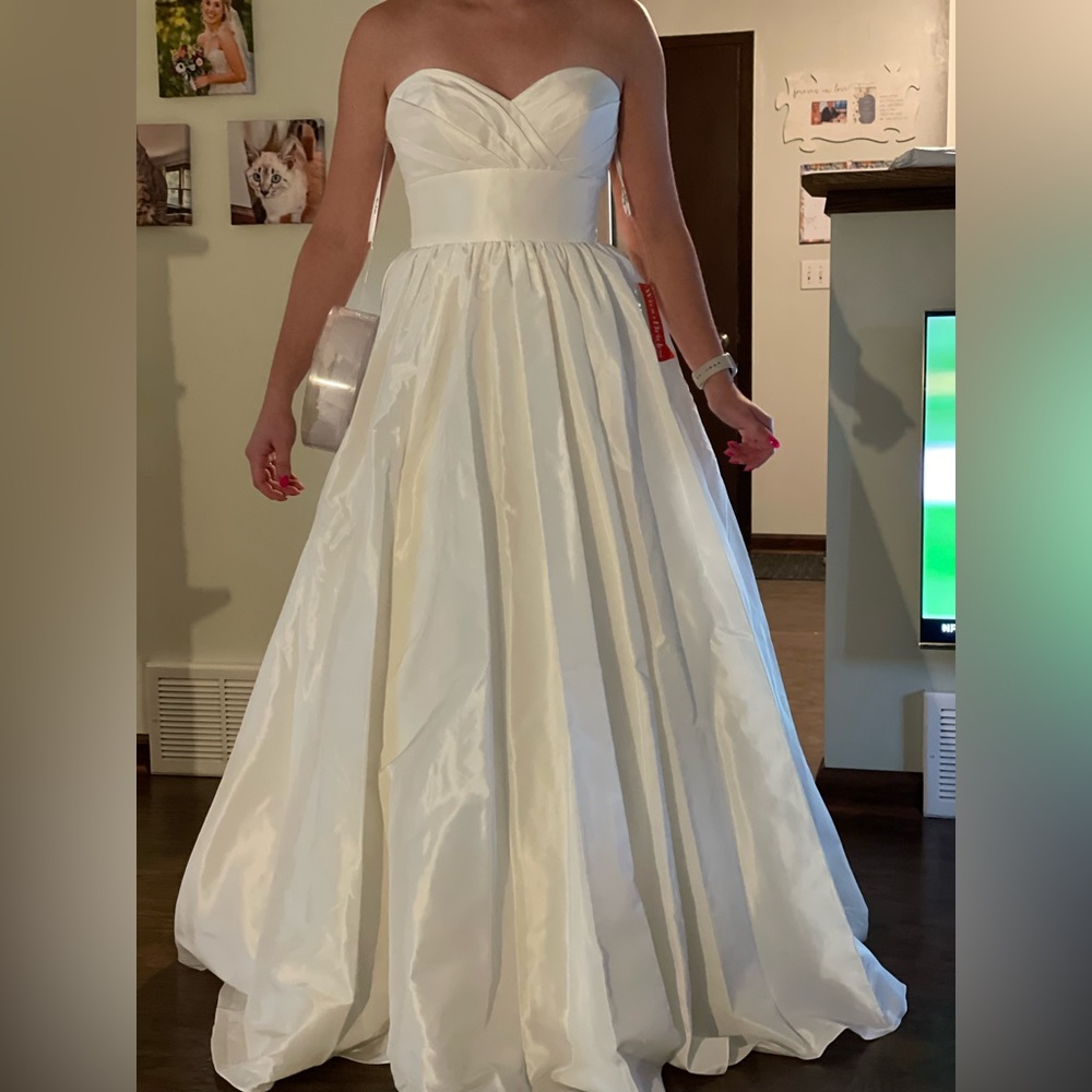 SOLD WToo by Watters Taffeta Wedding Gown